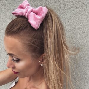 old pink bow